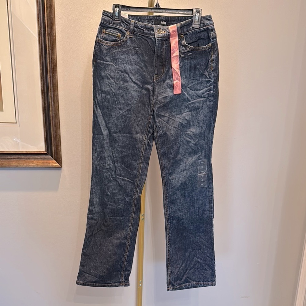 A.N.A. Lower waist straight Blue Denim Jeans NWT 10